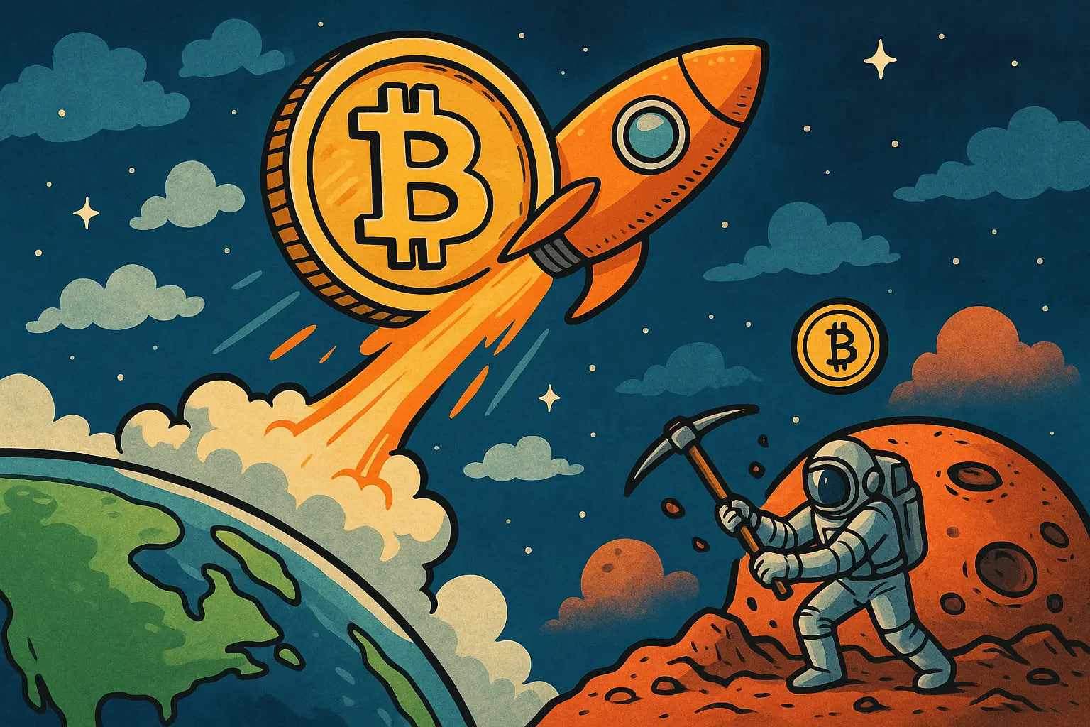 比特币上轨道：挖矿能否走向太空？